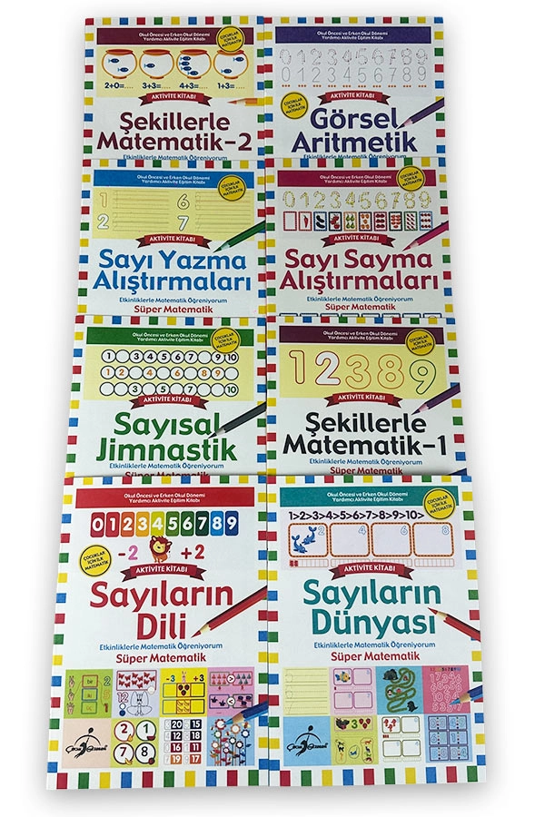 4+ Yaş Süper Matematik - Matematik Küpü Hediyeli