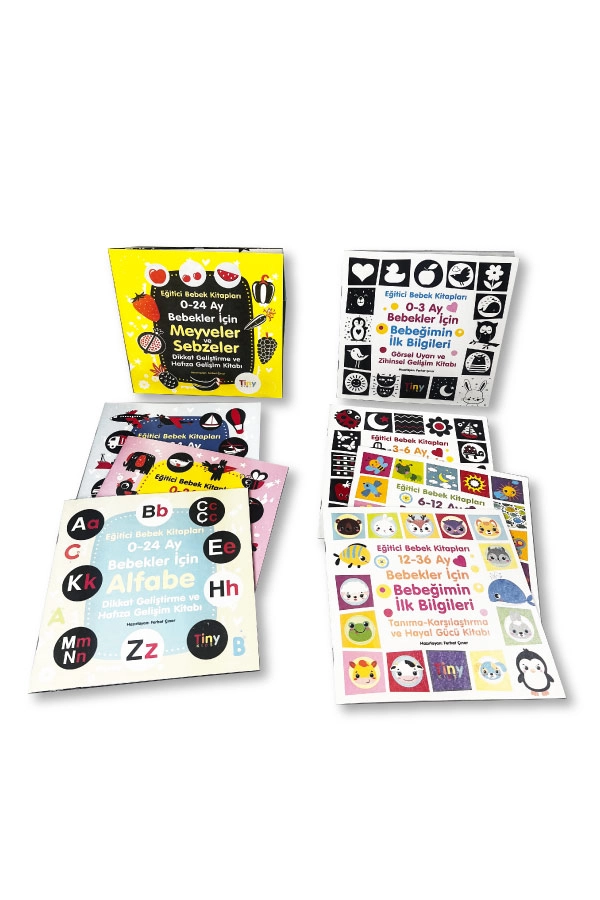 Bebeğimin İlk Bilgi ve Eğitici Kitapları - 8 Kitap